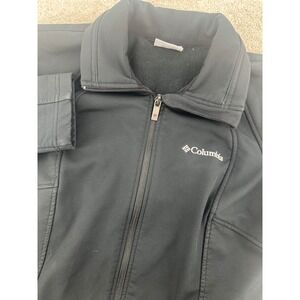 Columbia Sportswear Black Softshell Fleece Lined Jacket Women's Size Small